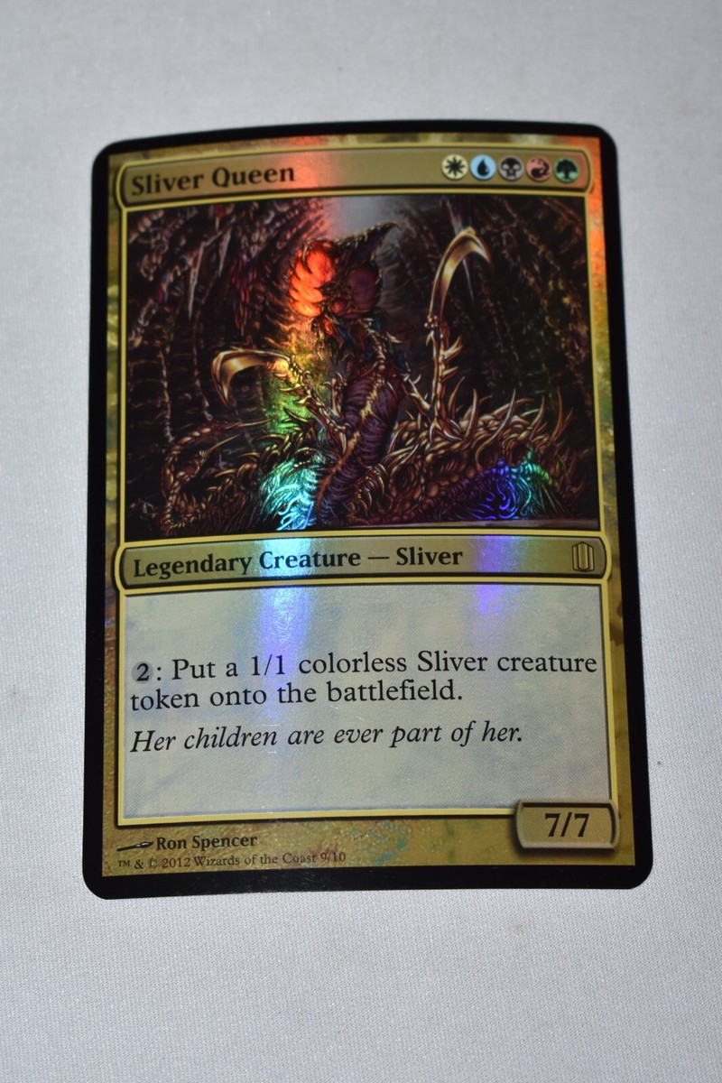 1x Oversized Sliver Queen Foil English Commanders Arsenal in