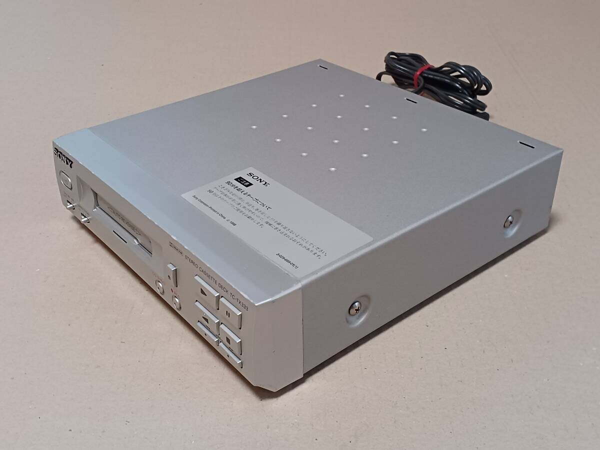 SONY TC-TX333 Stereo Cassette Deck Player with Auto-Reverse Silver