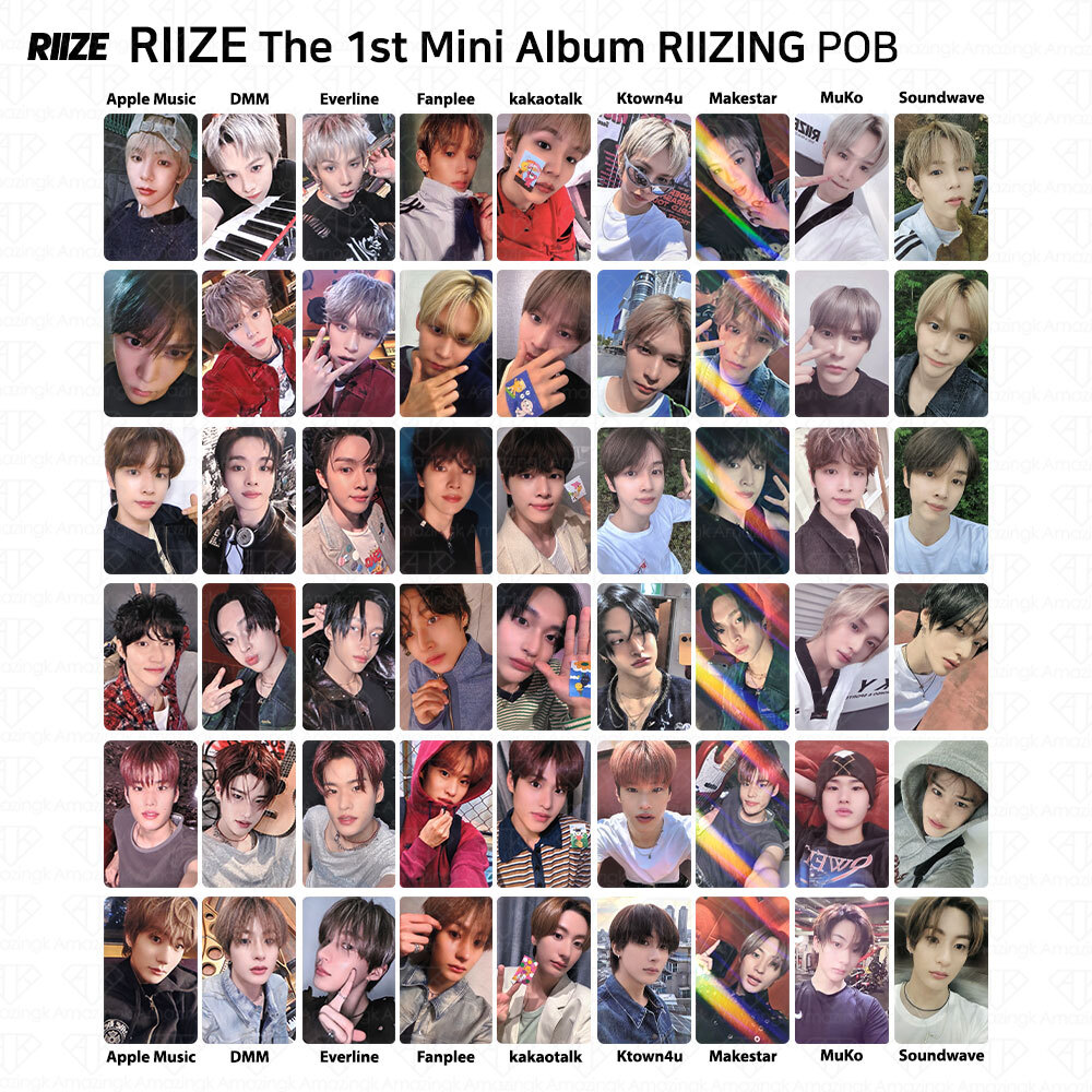 RIIZE The 1st Mini Album RIIZING POB Photocard Soundwave Apple