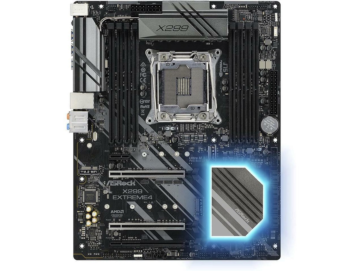 FOR ASROCK X299 Extreme4 x99 Motherboard Supports i7 7820X LGA2066
