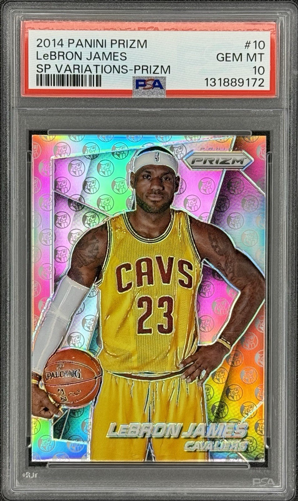 LeBron James 2014 Prizm #10 Photo Variation Price Guide - Sports