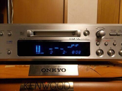 ONKYO Hi-MD Mini Disc Recorder MD-133 Silver High Speed Audio MDLP