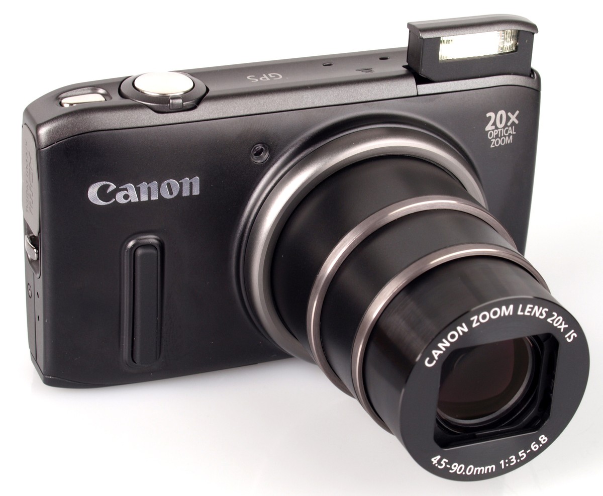 Canon PowerShot SX260 HS 12.1MP Black Digital Camera with 20x Zoom