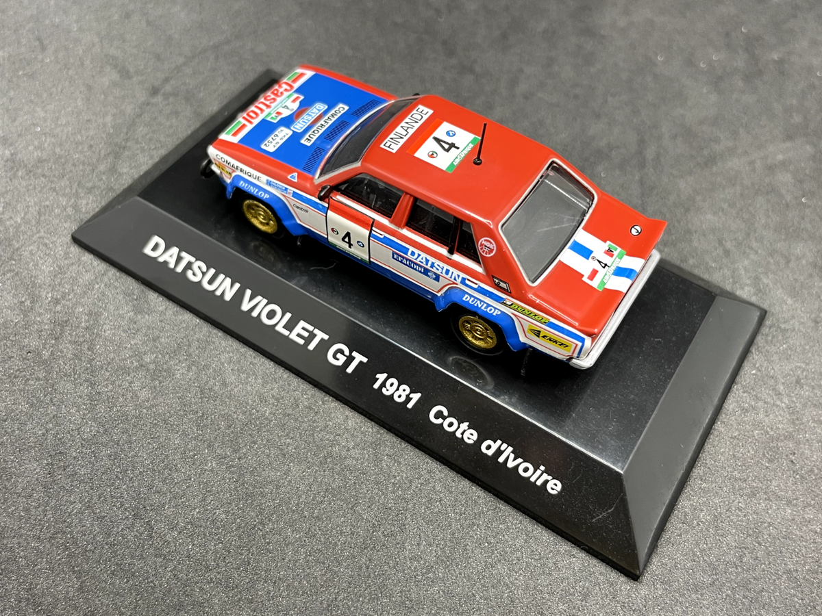 CM's 1/64 DATSUN VIOLET GT 1981 Cote d'lvoire #4 diecast model car