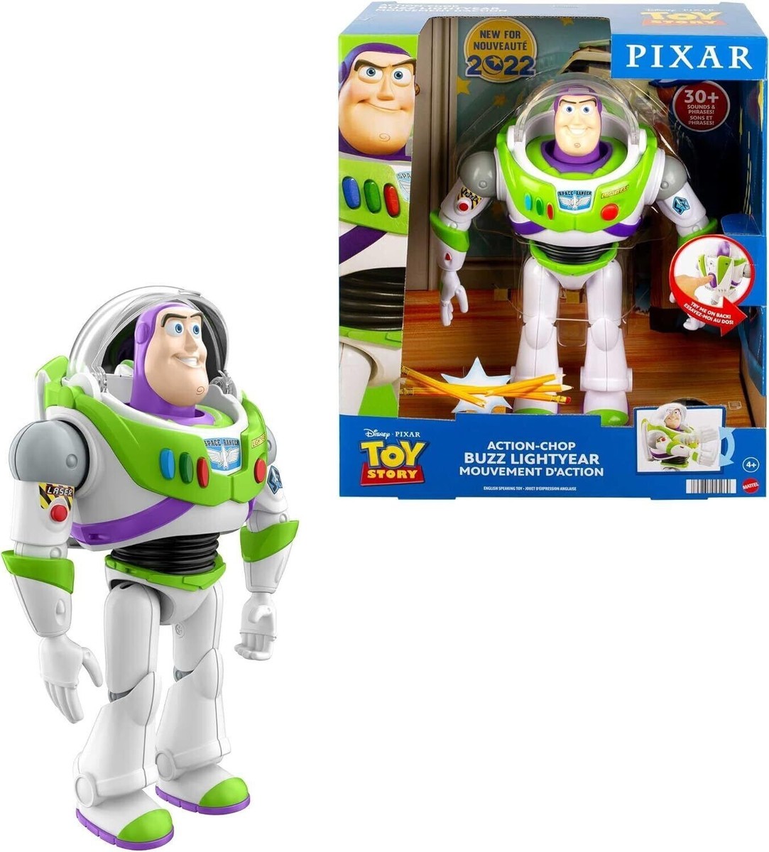 Disney Pixar Toy Story Buzz Lightyear 30+ Phrases Authentic Action
