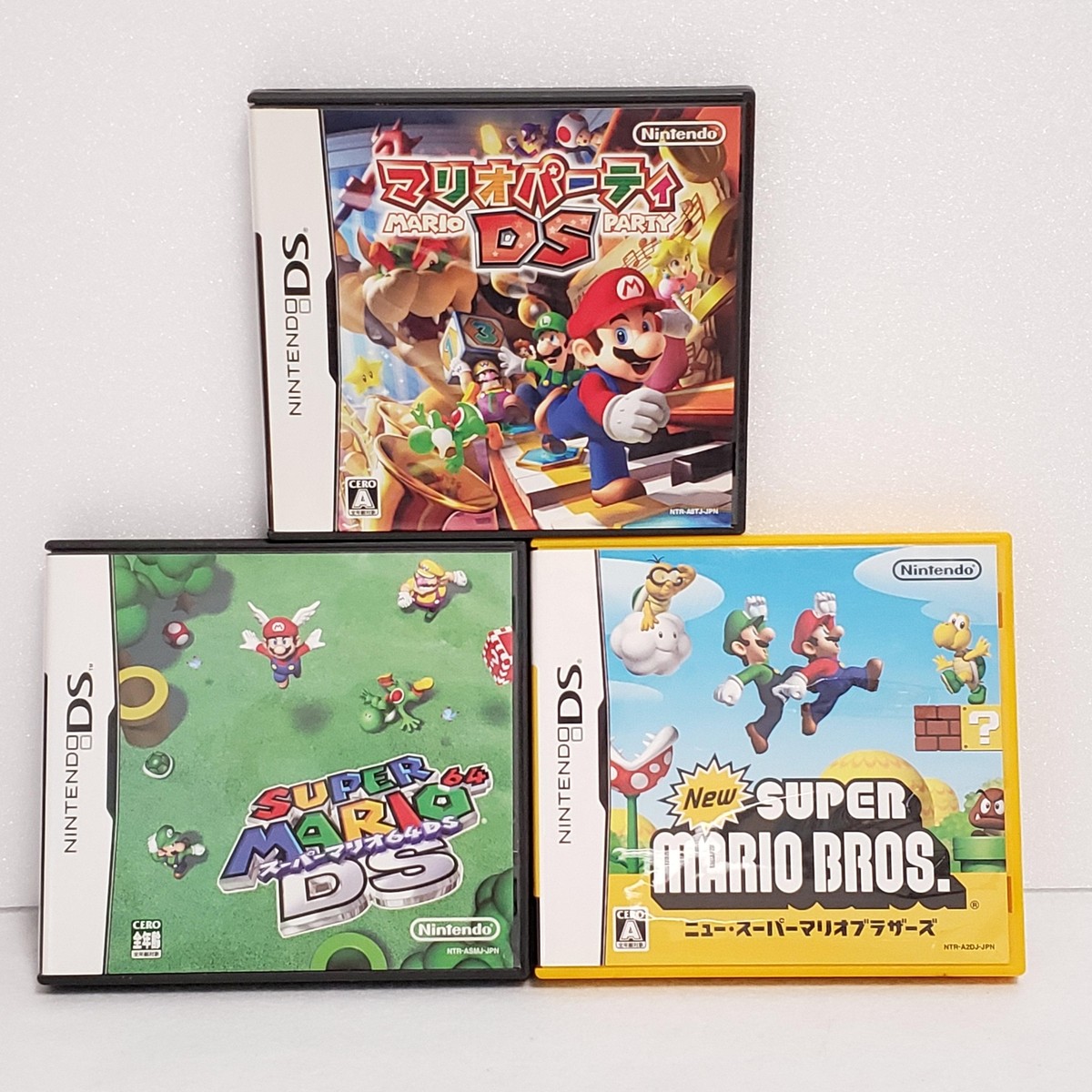 Nintendo DS MARIO PARTY SUPER MARIO 64 New SUPER MARIO BROS. Japan