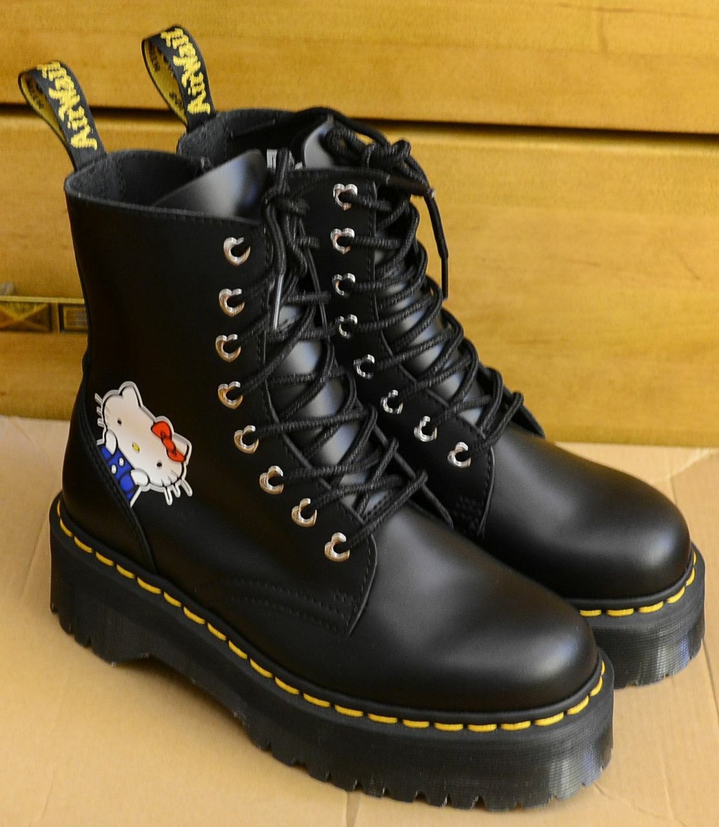 Dr Martens Jadon Hello Kitty Women's Platform Boots, Size UK 4 EU
