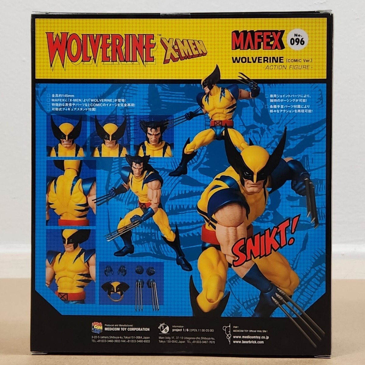Reissue MEDICOM TOY MAFEX No.096 MAFEX WOLVERINE COMIC Ver. X-MEN