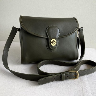 Rare Vintage Coach Devon Bag in Olive Green | eBay