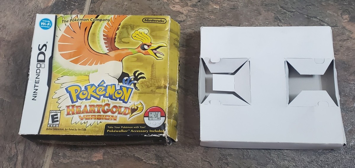 Nintendo DS Pokémon Heart Gold Box HeartGold Big Box Only No Game