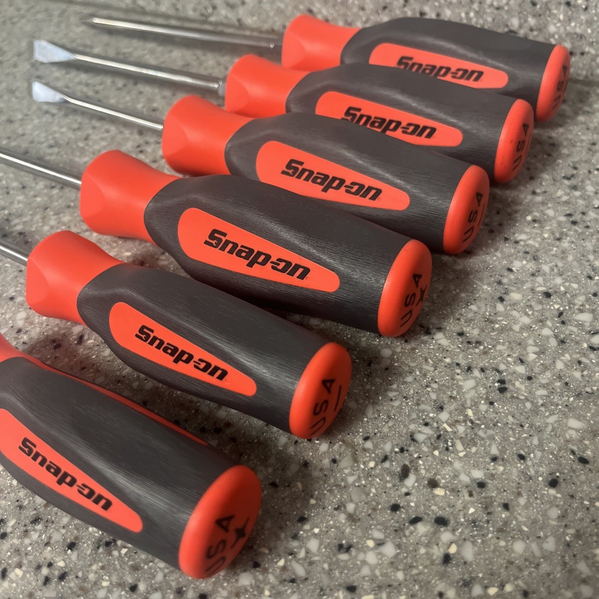 Snap On Tools 6 pc Combination Instinct® Soft Grip Screwdriver Set
