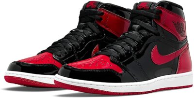 Nike Air Jordan 1 High OG Patent Bred 555088-063 Sneakers Shoes