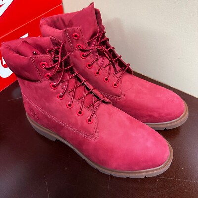 Timberland Men Red A66122 Premium 6-Inch Waterproof Winter Boot