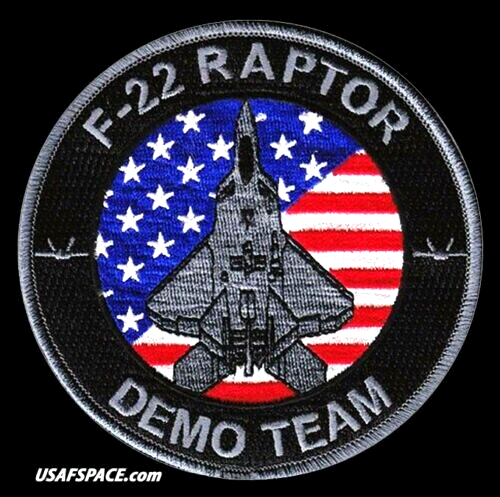 USAF-F-22-RAPTOR -DEMO TEAM- Langley AFB, VA- ORIGINAL AIR FORCE