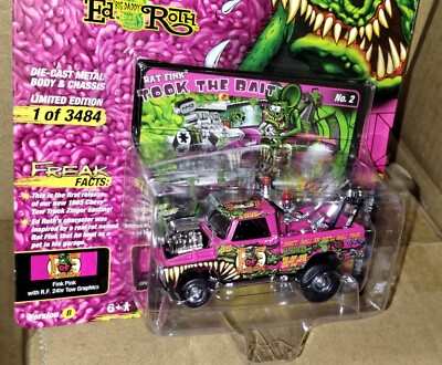 Johnny Lightning RAT FINK 1965 Chevrolet Pickup Tow Truck (Zingers