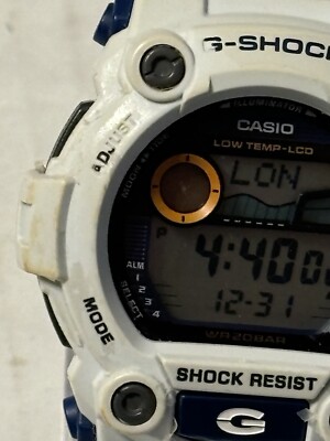 Casio G-Shock Watch White 3194 G-7900A-7 Digital RARE Japan