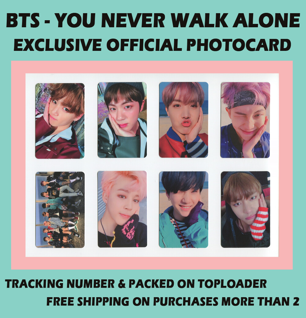 BTS - YNWA YOU NEVER WALK ALONE EXCLUSIVE OFFICIAL PHOTOCARD | eBay