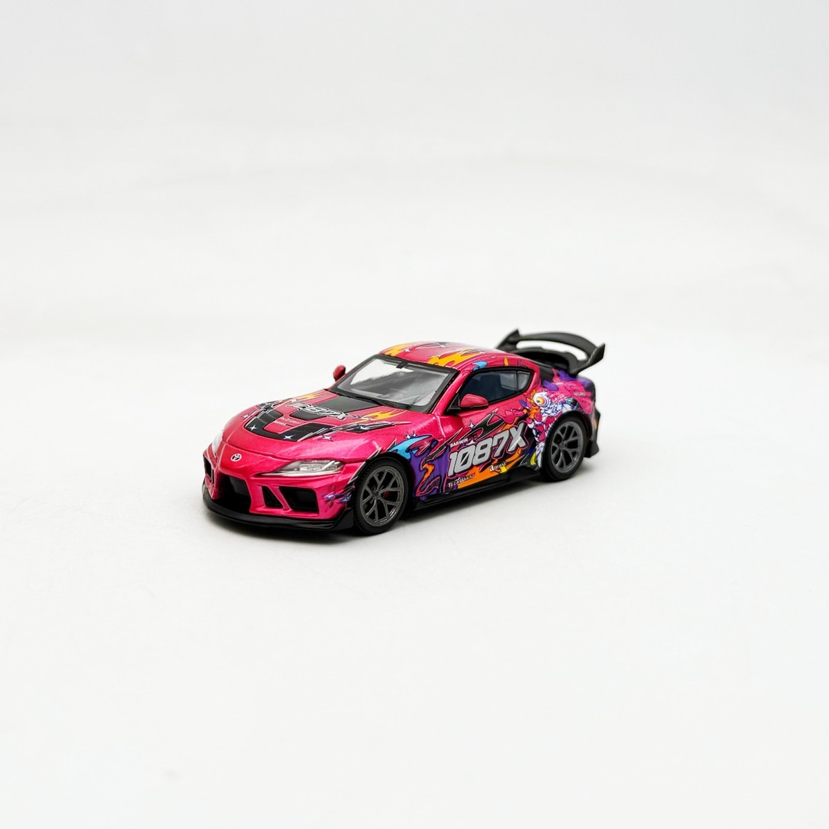 Pop Race 1:64 Darwinpro 66G WBK Toyota Supra Pink 1087X #285 | eBay