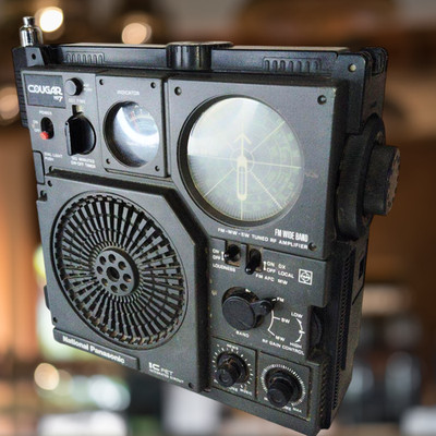 National Panasonic RF-877 Cougar No.7 1973 Vintage BCL FM MW SW 3