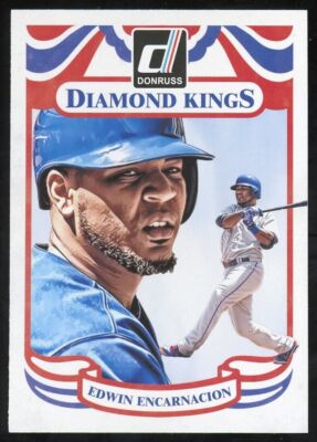 2014 Donruss Edwin Encarnacion Diamond Kings Toronto Blue Jays