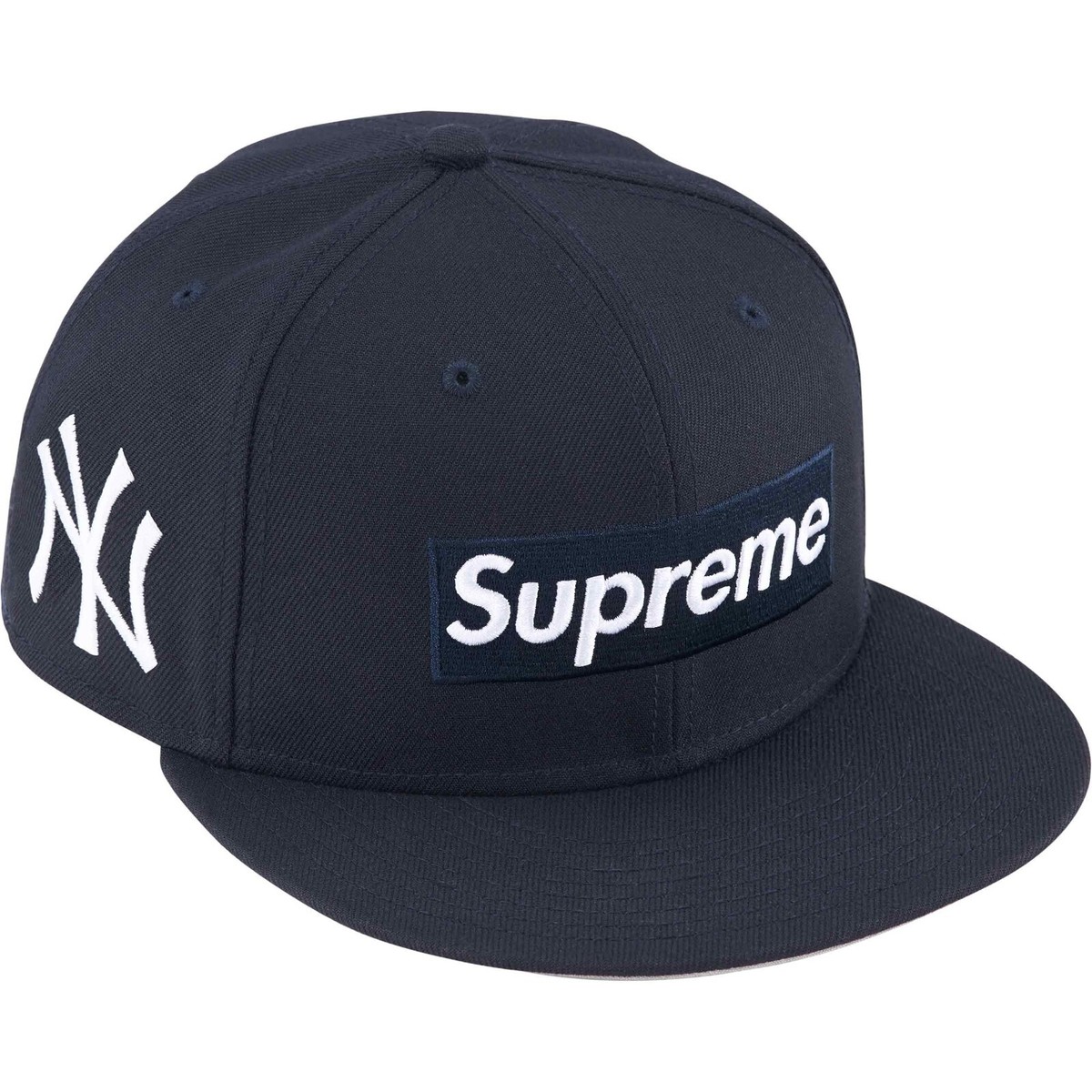 Supreme MLB Teams Box Logo New Era Cap 59Fifty 6colors Size 7-8