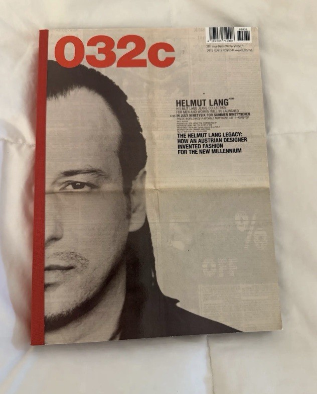 032c MAGAZINE - HELMUT LANG - 31st Issue 2016 | eBay