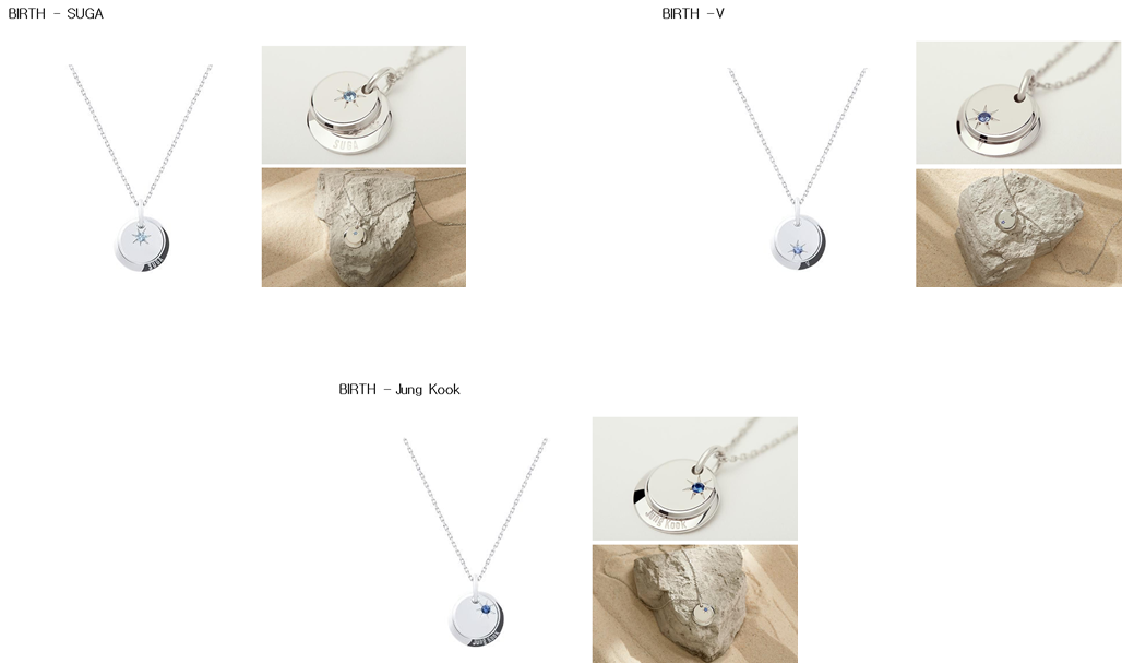 BTS X STONEHENGE MOMENT OF LIGHT(BIRTH,DESTINY,COEXIST) NECKLACE