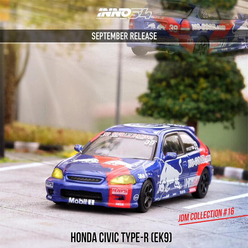 INNO 1:64 HONDA CIVIC Type-R (EK9) NO GOOD RACING RB Livery