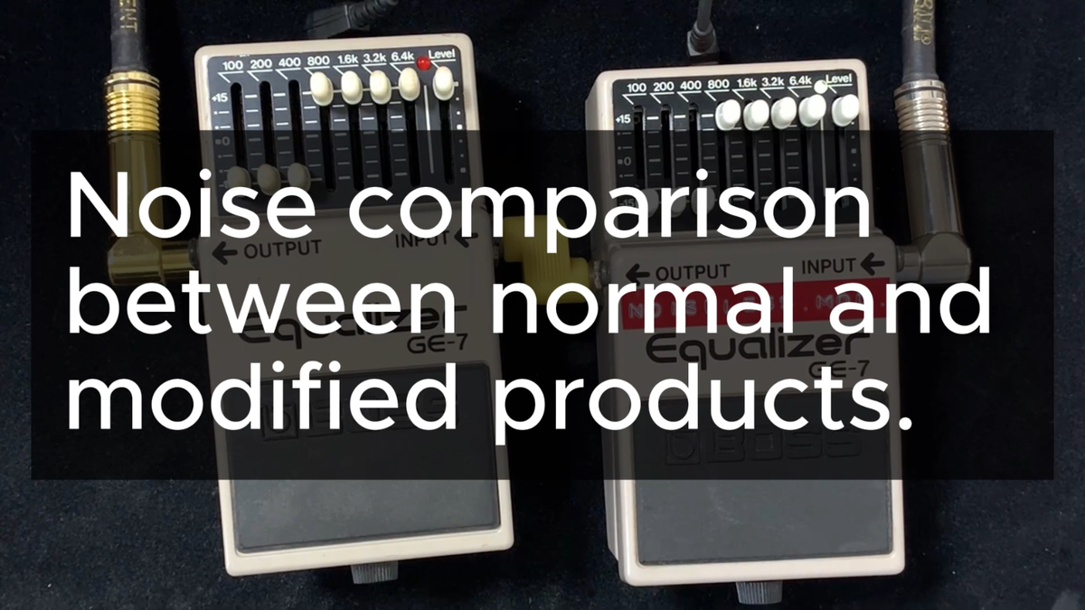 Boss GE-7 Modified Noiseless Made in Taiwan & Modified In Japan