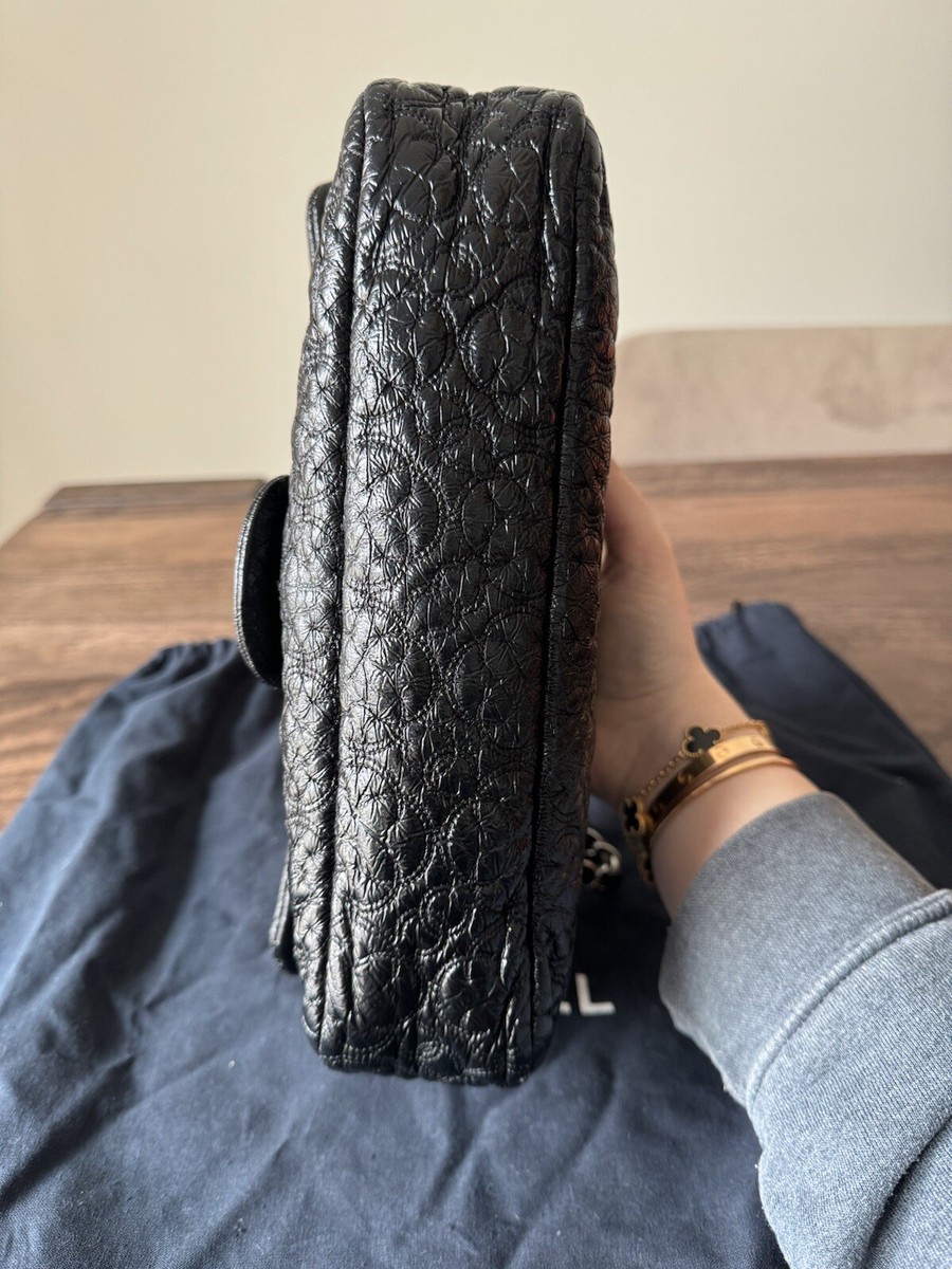 Chanel Rock In Moscow Flap Bag Black Silver Hardware Classic | eBay