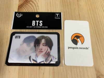 BTS - CU 2ND T-MONEY 2020 LENTICULAR KOREA TRANSPORTATION CARD V