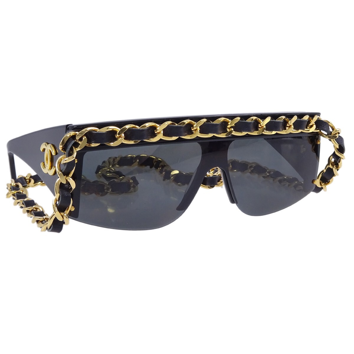 Chanel Chain Sunglasses Eyewear Black 01456 94305 123179 | eBay