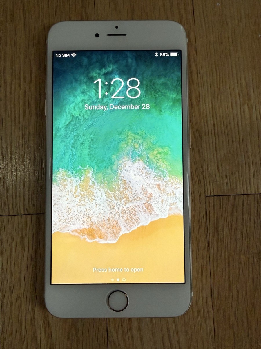 IOS 11.4.1 Apple iPhone 6s Plus UNLOCKED 128GB Gold White A1687
