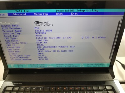 Dell Studio 1558 15.6
