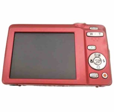 FUJI Fujifilm Finepix JX600 digital camera W/Battery, Charger Red