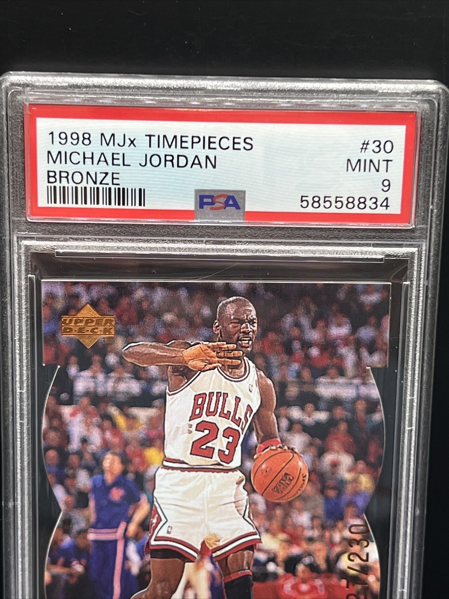 1998 Upper Deck MJx Timepieces Michael Jordan BRONZE 27/230 *PSA 9