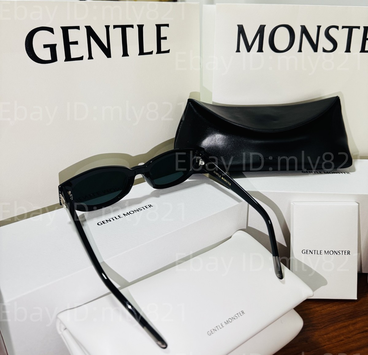GentleMonster Sunglasses DADA 01 Black Frame Black Lenses | eBay