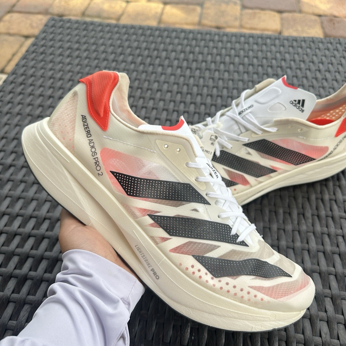 Adidas Adizero Adios Pro 2 Solar Red Men's Athletic Shoes FZ2477