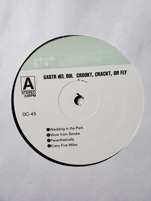 Gastr Del Sol Crookt Crackt or Fly 1994 Original Vinyl LP Drag
