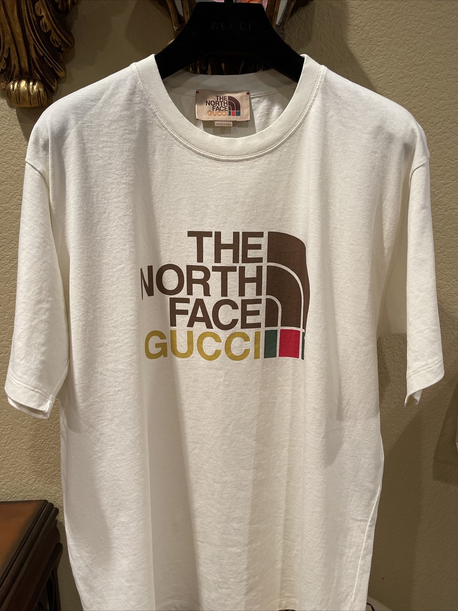 100% Authentic The North Face x GUCCI Oversized T-Shirt Size: L | eBay