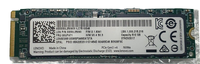 ✔️Genuine Lenovo ThinkPad T470S 512GB Solid State Hard Drive