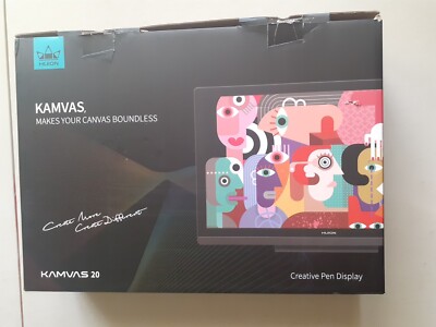 Huion Kamvas 20 Gt-191 V2 19.5 Inch Drawing Tablet HD Screen 8192