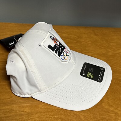 Nike LA28 2028 Skateboarding Heritage Flex Hat Cap White Size S/M