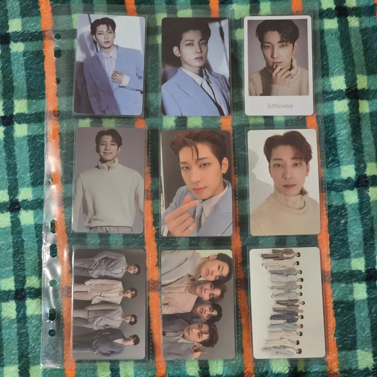 seventeen WONWOO INCOMPLETE trading card DVD BLU-RAY Photocard
