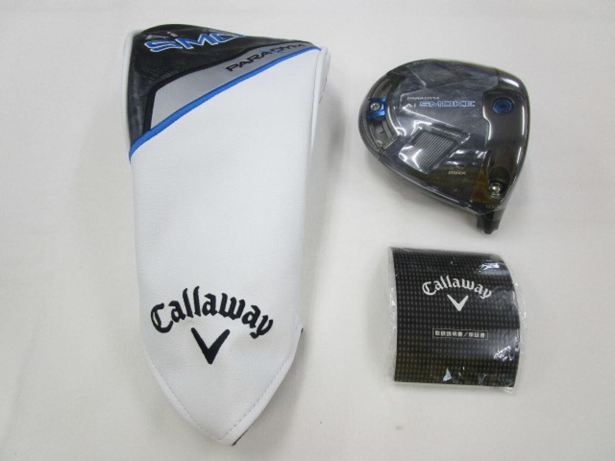 Callaway PARADYM Ai SMOKE MAX Driver 10.5deg Head Only Head Cover