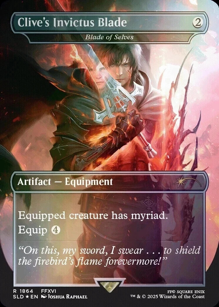 MTG Secret Lair Final Fantasy ENGLISH BUNDLE (Foil, Non-Foil