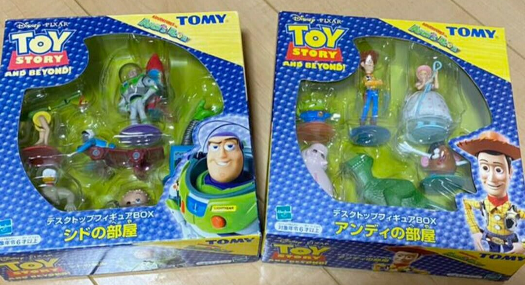 Toy Story Sid Room Andy room Desktop Figure Box Set of 2 Hasbro