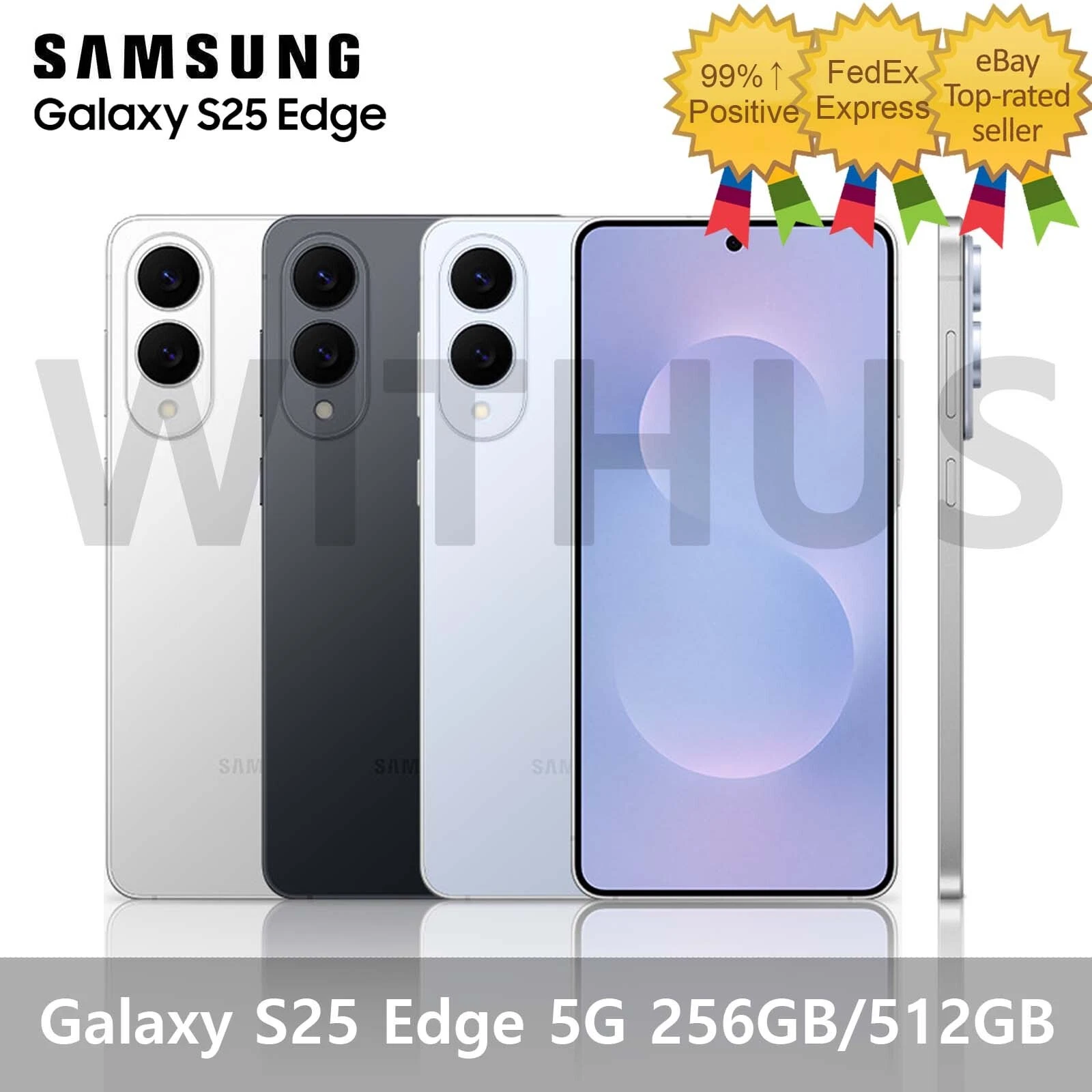 SAMSUNG Galaxy S25 Edge 5G SM-S937 256GB 512GB Unlocked Device New
