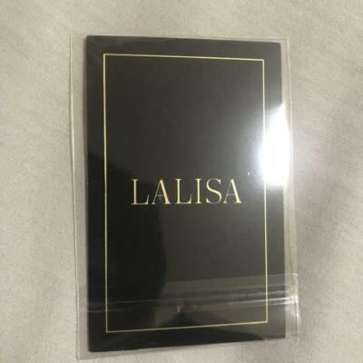 BLACKPINK Lisa LALISA Official Gold Photo Trading Card 8 Card Set
