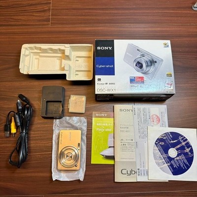 Sony Cyber-shot DSC-WX1 10.2MP Digital Camera - Black for sale